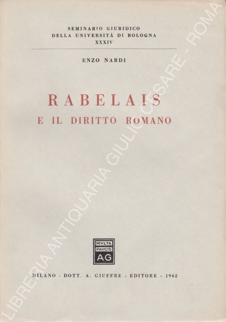 Rabelais e il diritto romano