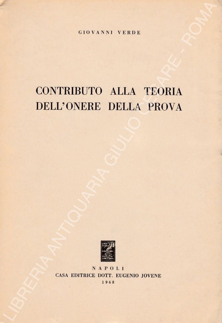 Contributo alla teoria