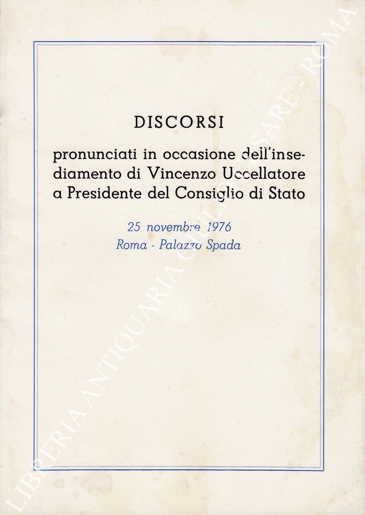 Discorsi pronunciati
