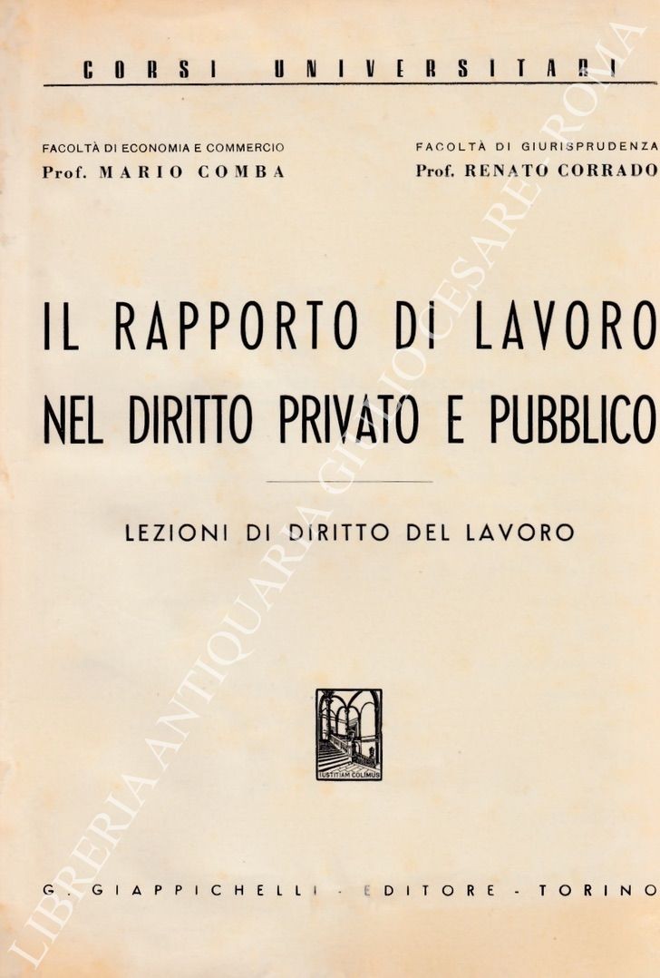 Il rapporto di lavoro 