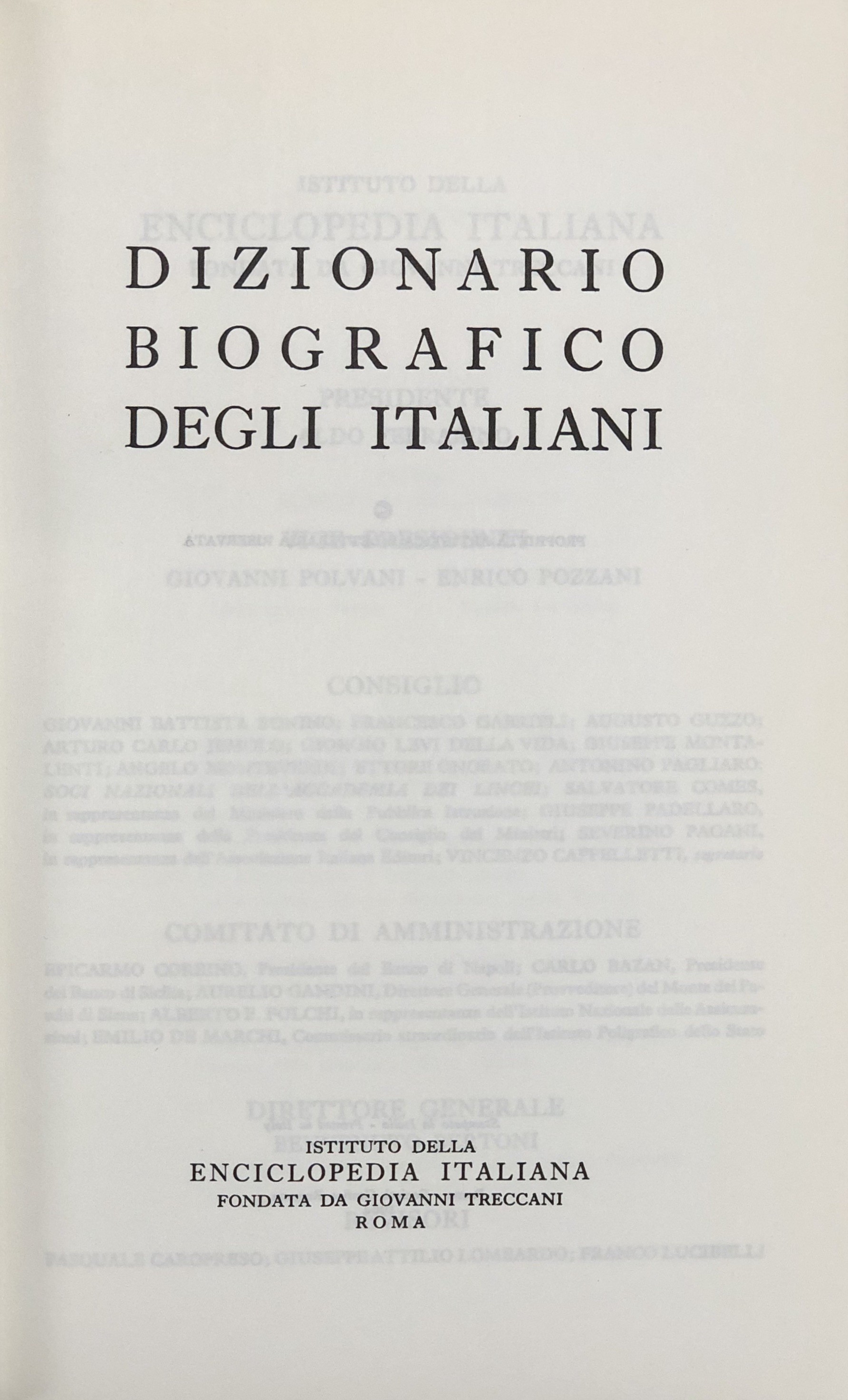 Dizionario biografico degli italiani