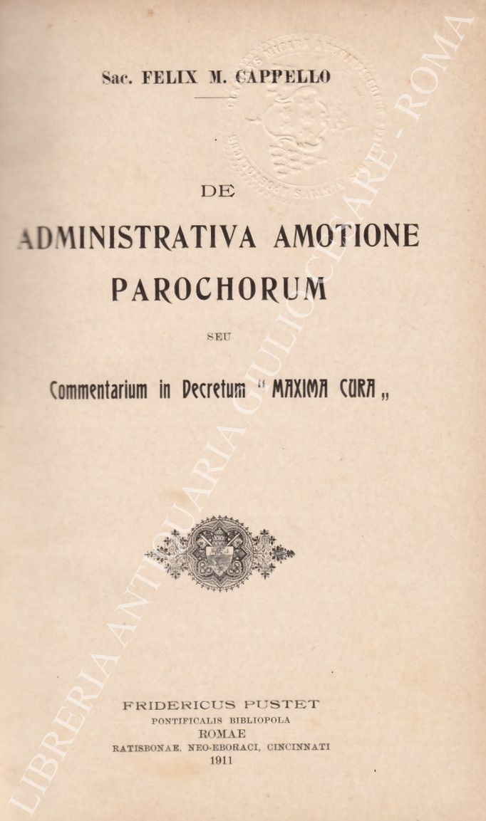 De administrativa amotione parochorum