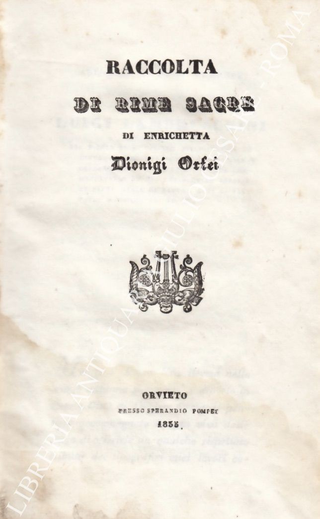 Raccolta di rime sacre 