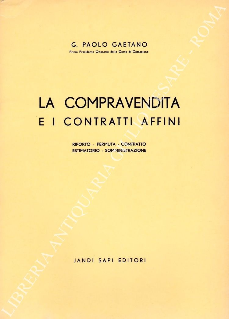 La compravendita