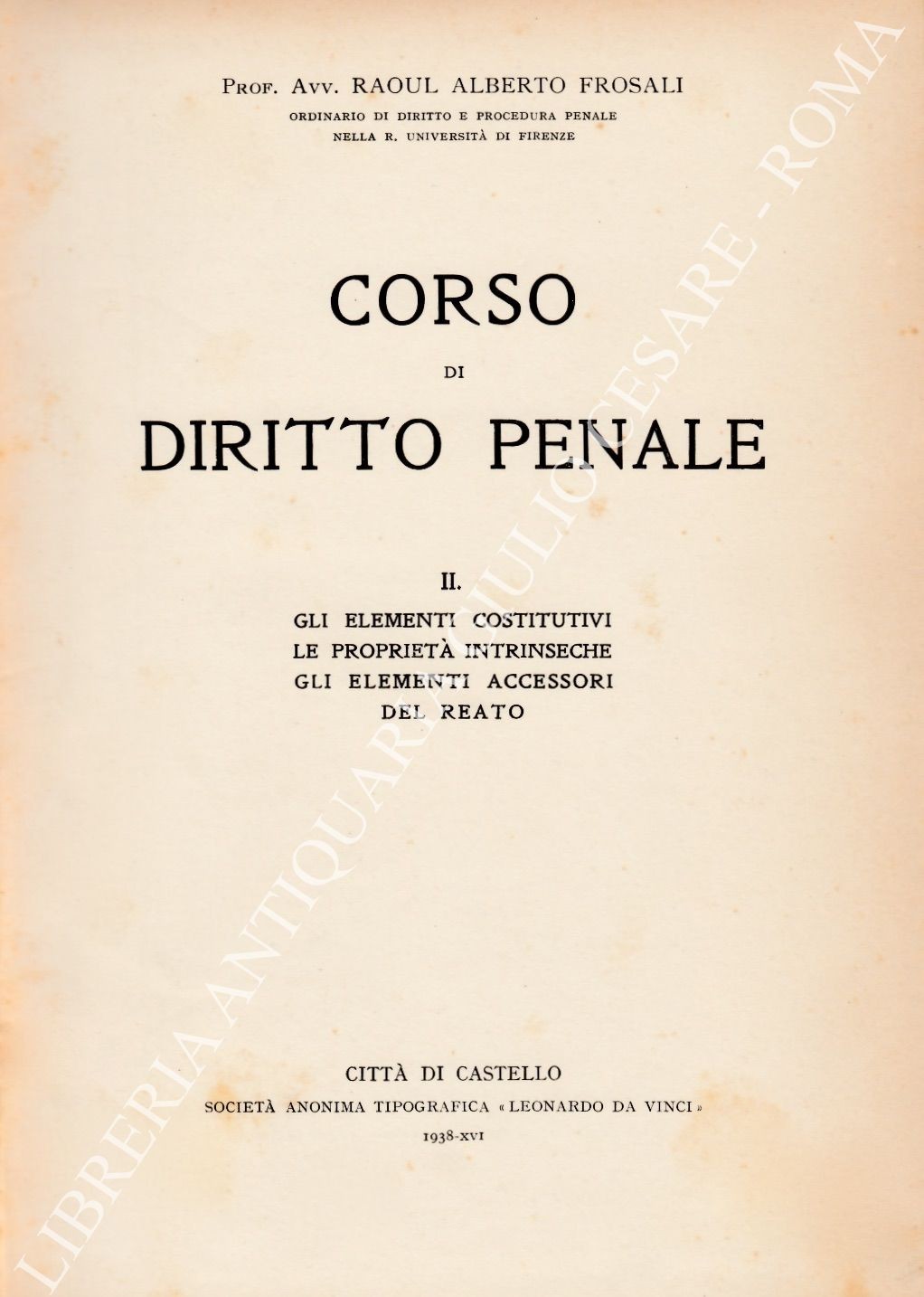 Corso di diritto penale
