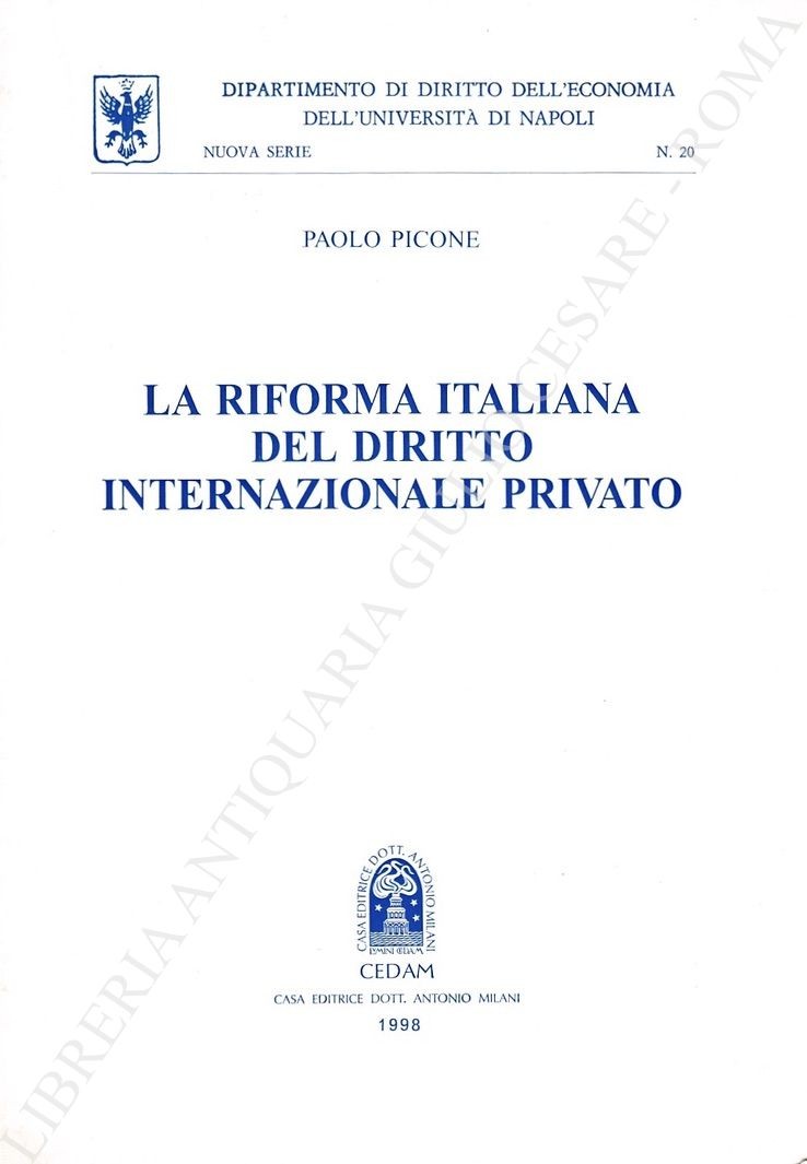 La riforma italiana del diritto
