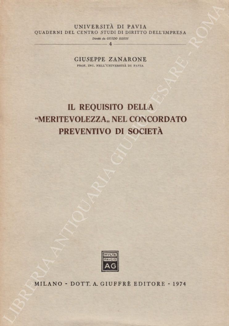 Il requisito della meritevolezza nel concordato
