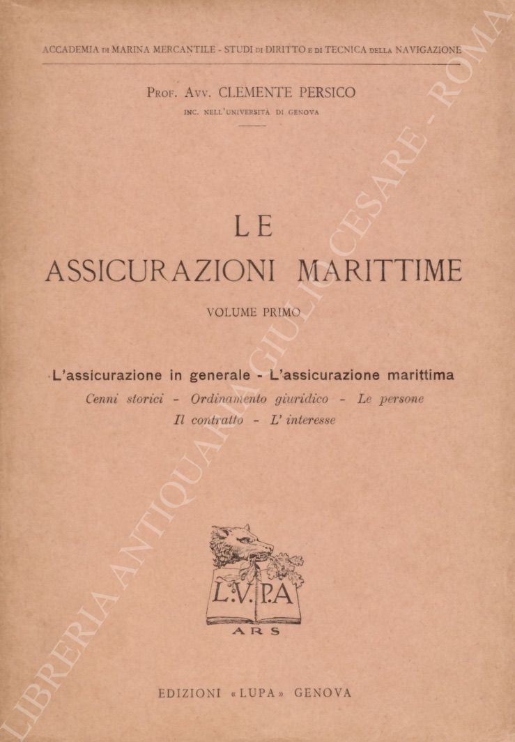 Le assicurazioni marittime