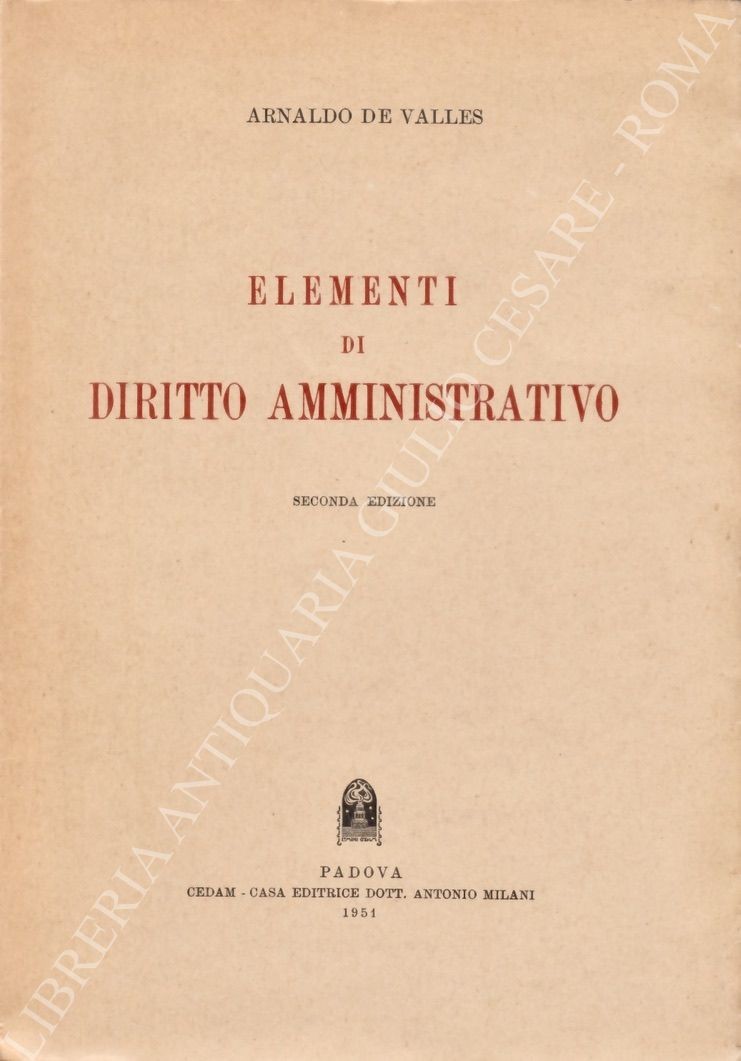 Elementi di diritto amministrativo