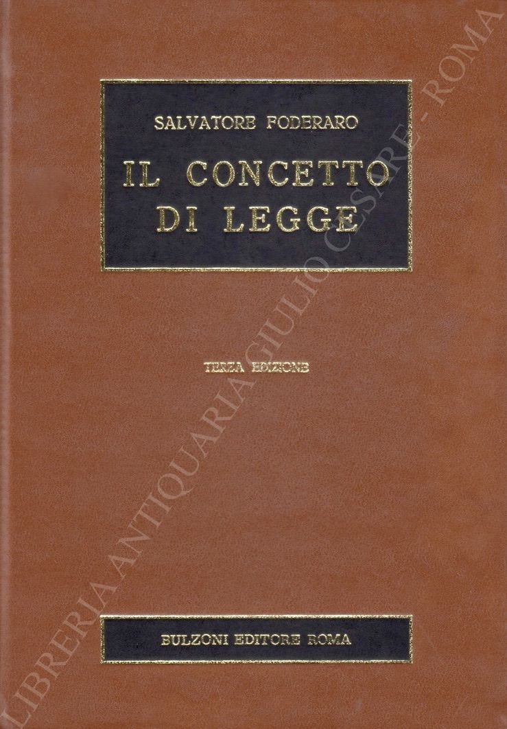 Il concetto di legge