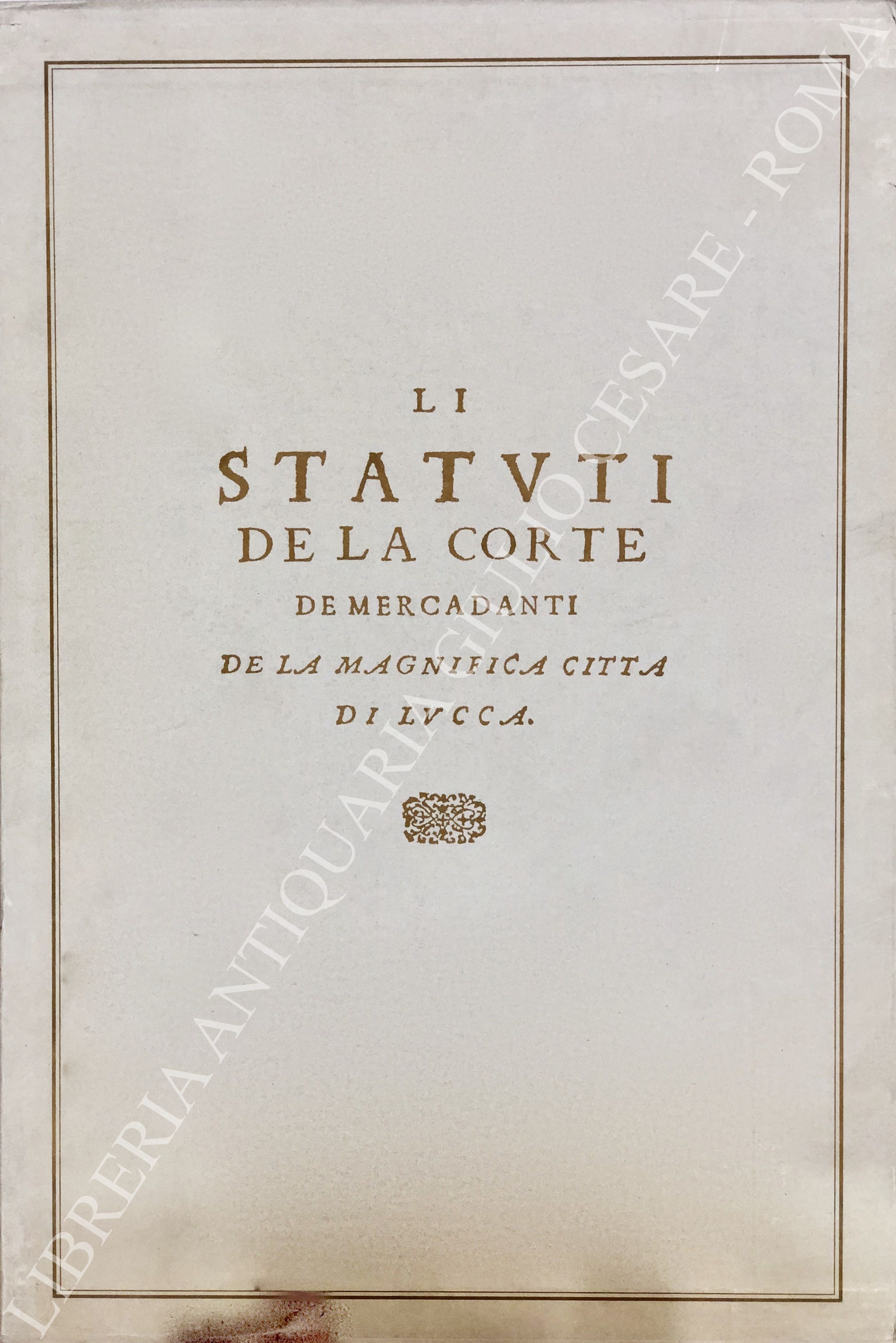 Li Statuti de la Corte de Mercadanti