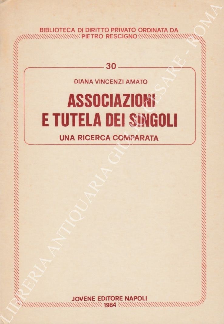 Associazioni e tutela dei singoli