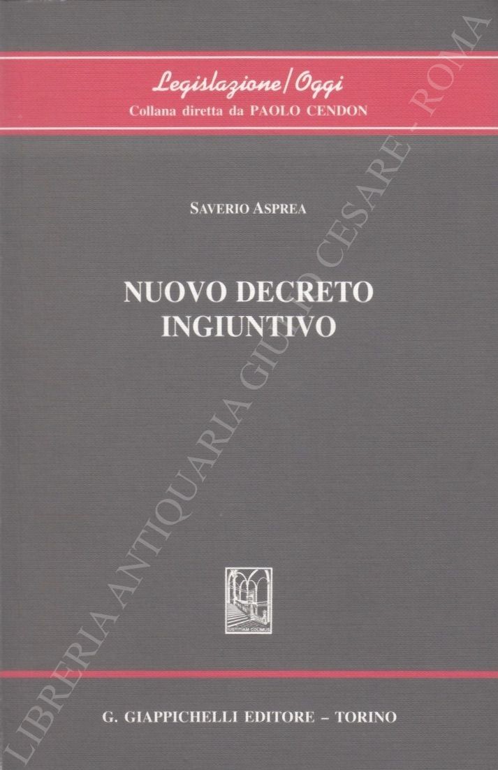 Nuovo decreto ingiuntivo