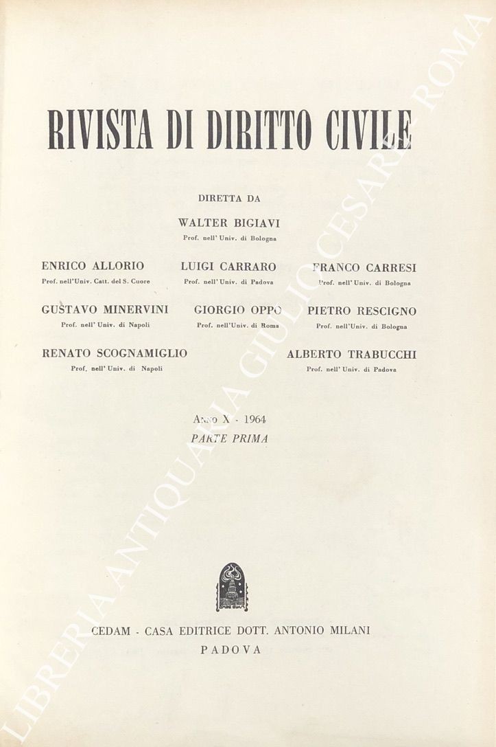 Rivista di diritto civile