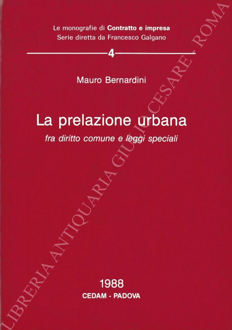 La prelazione urbana