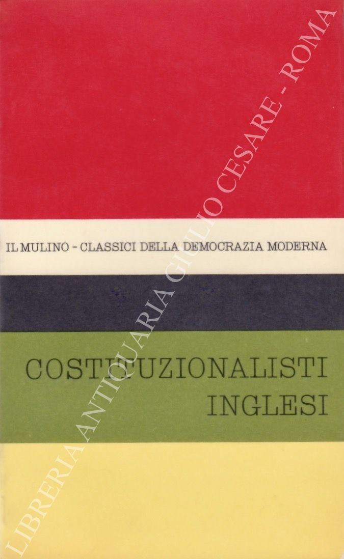 Antologia dei costituzionalisti inglesi
