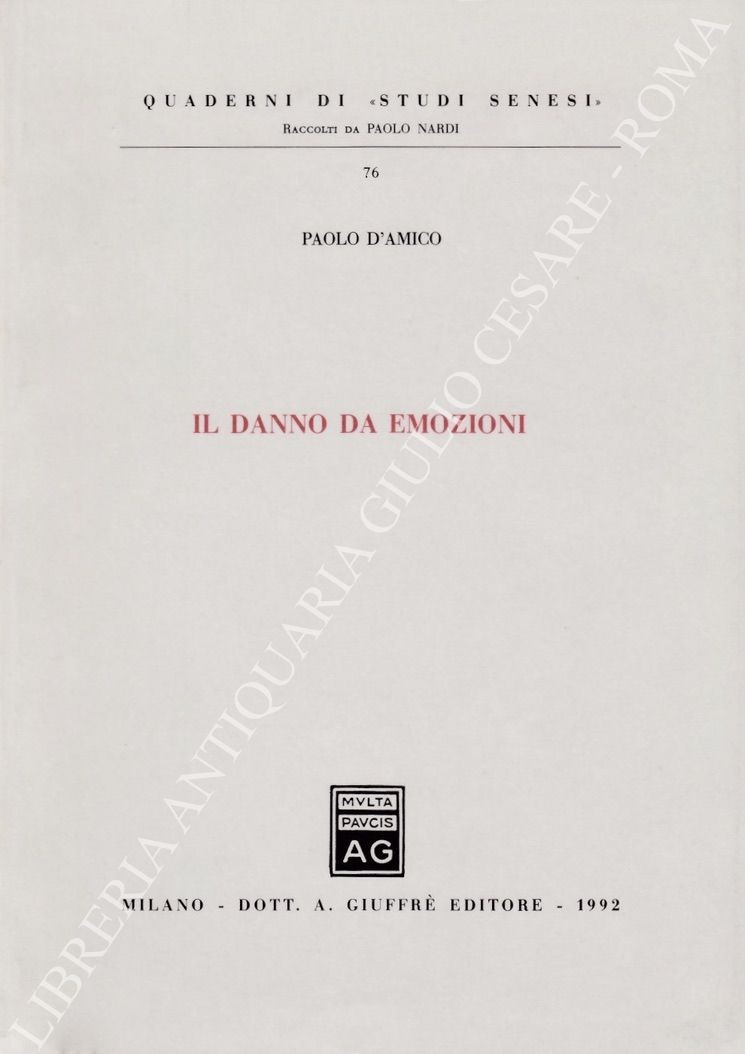 Il danno da emozioni