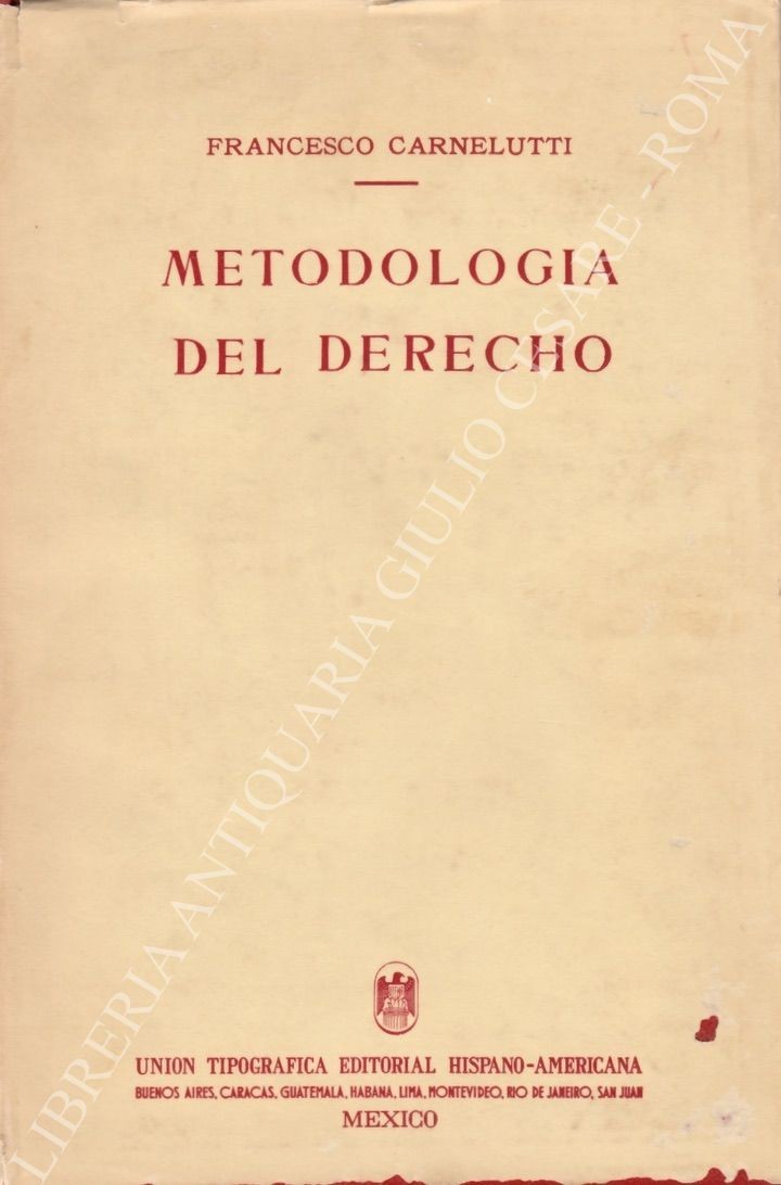 Metodologia del derecho
