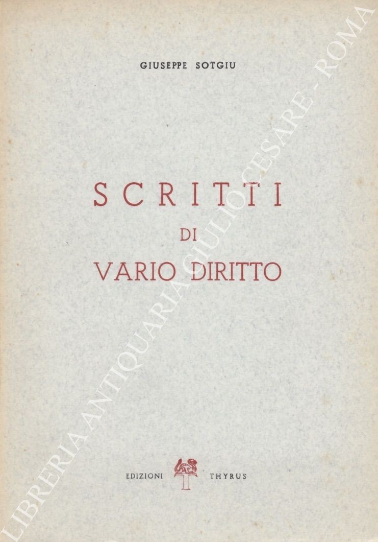 Scritti di vario diritto