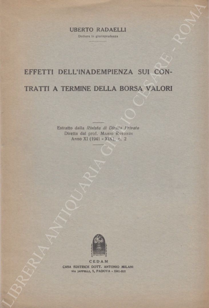 Effetti dell'inadempienza