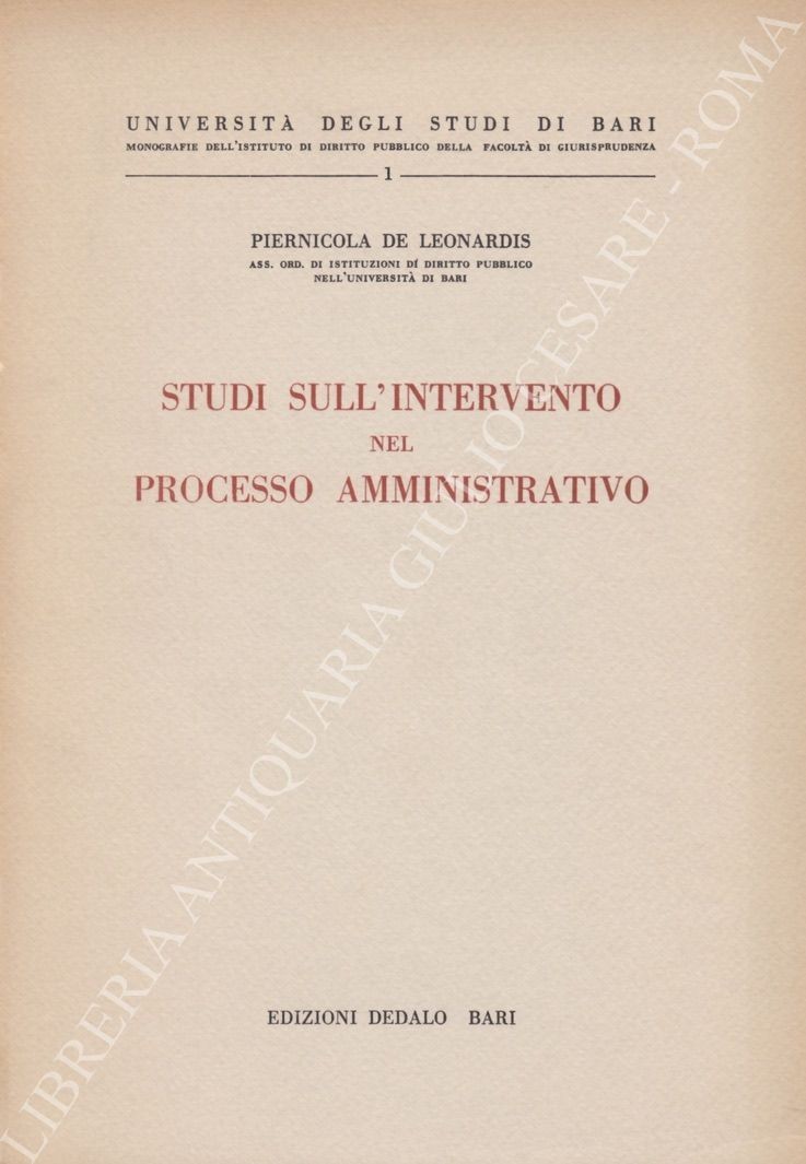Studi sull'intervento