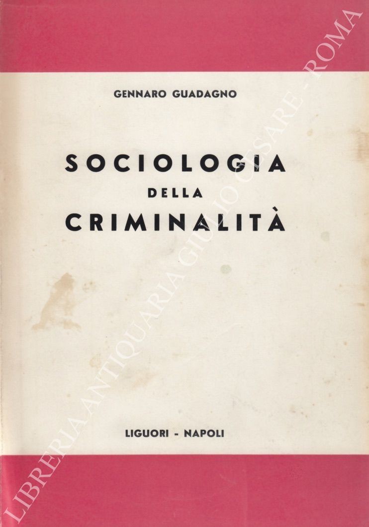Sociologia della criminalità