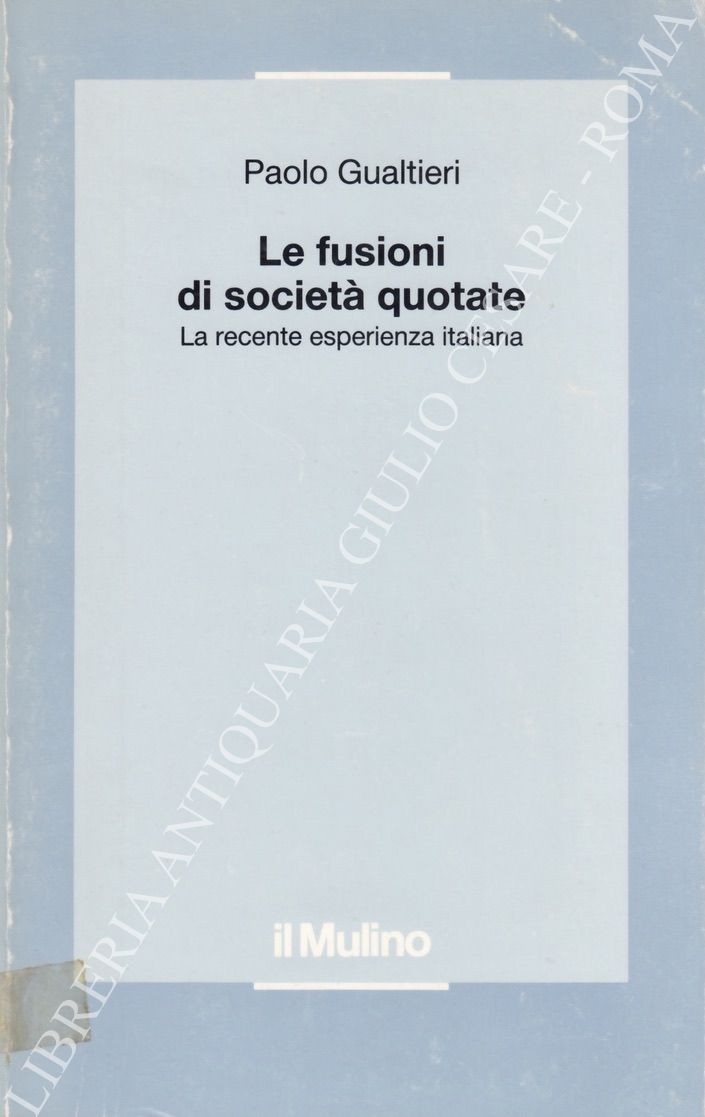 Le fusioni di società