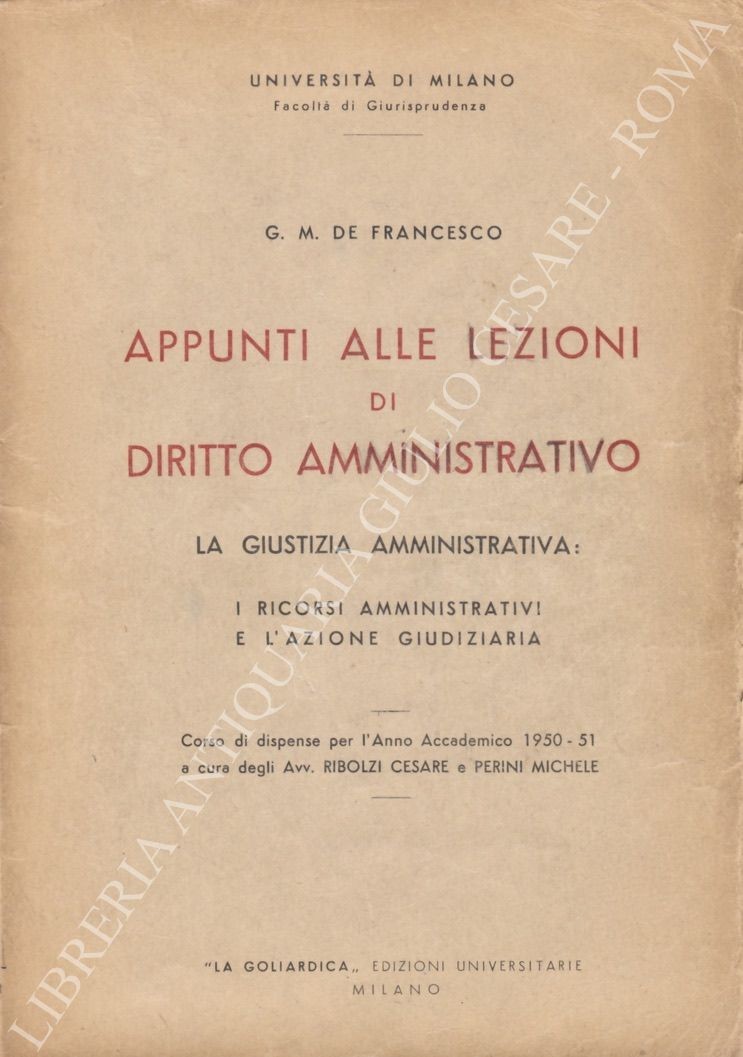 Appunti alle lezioni di diritto