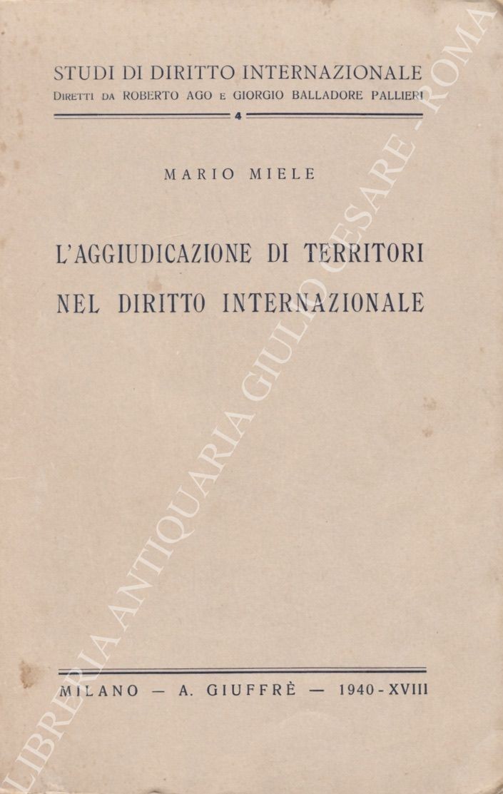 L'aggiudicazione