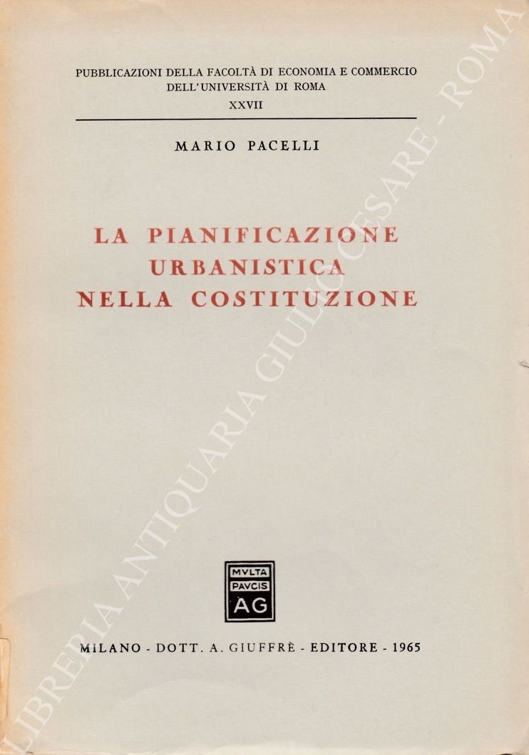 La pianificazione urbanistica