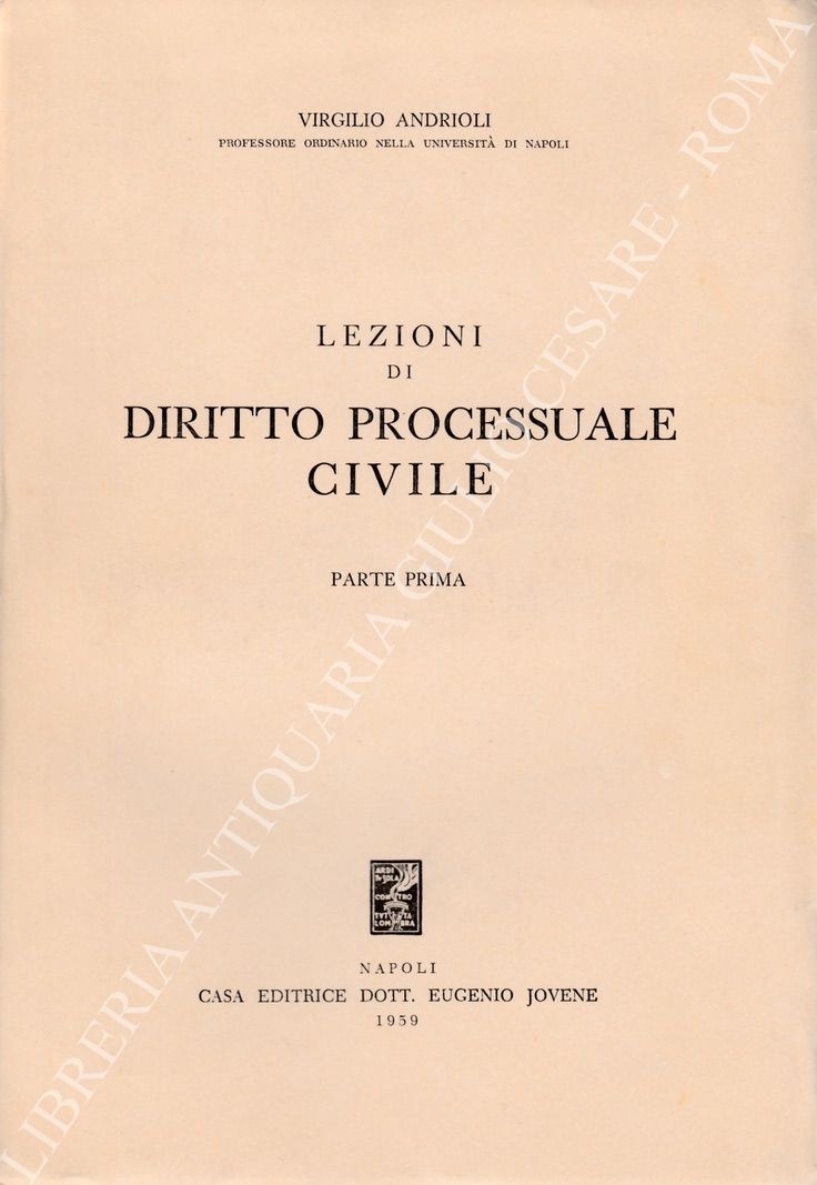 Lezioni di diritto processuale civile