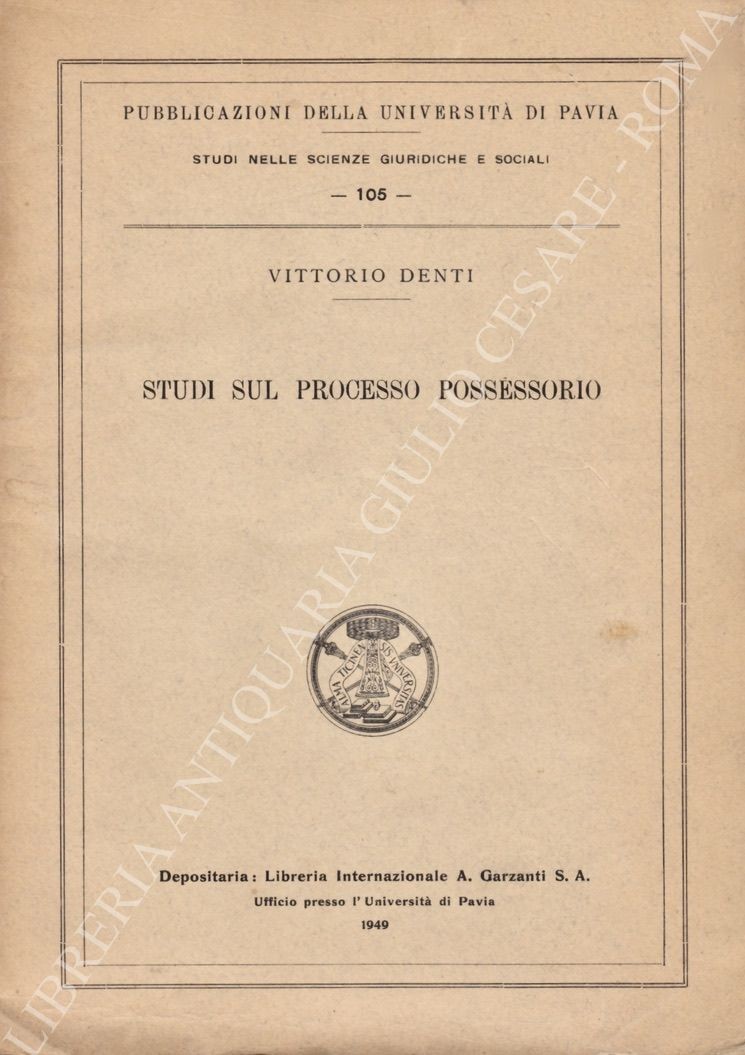 Studi sul processo possessorio
