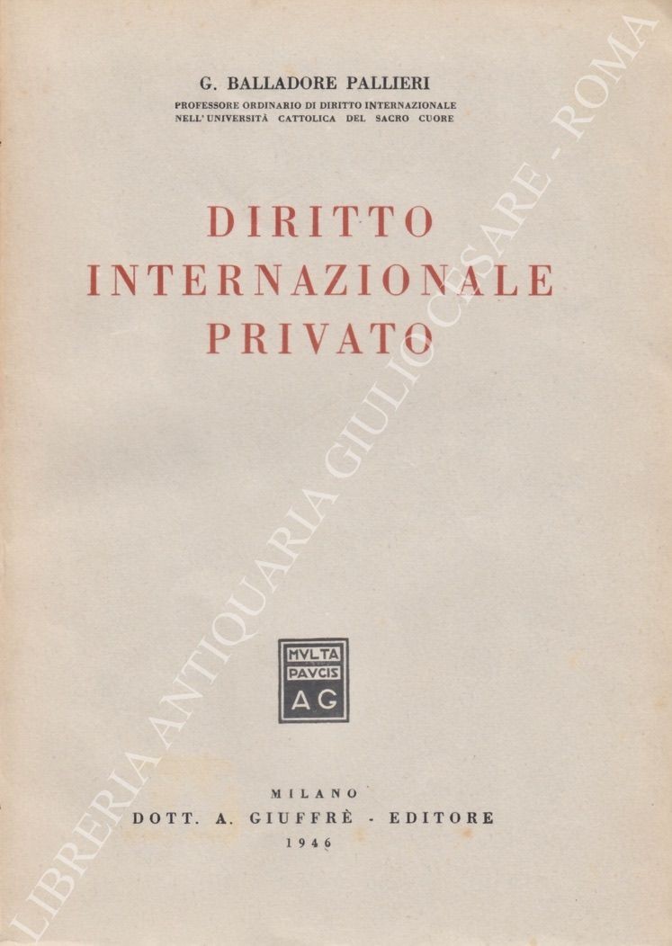 Diritto internazionale privato