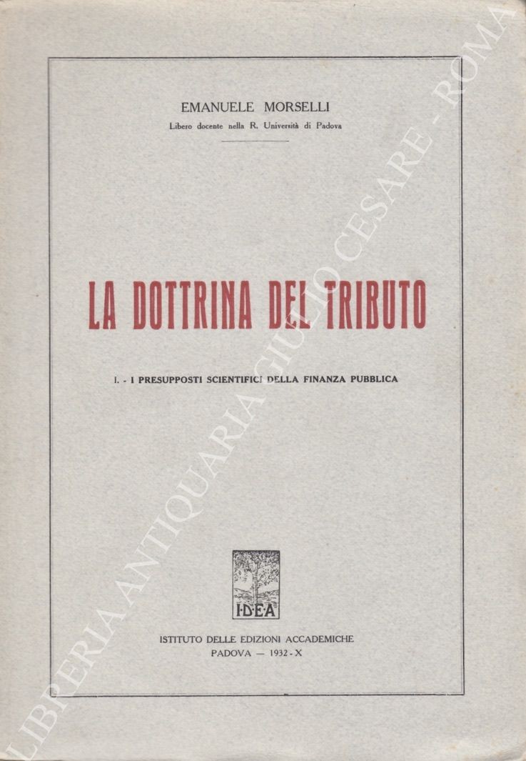 La dottrina del tributo