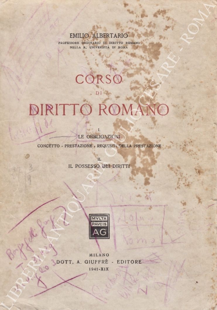 Corso di diritto romano