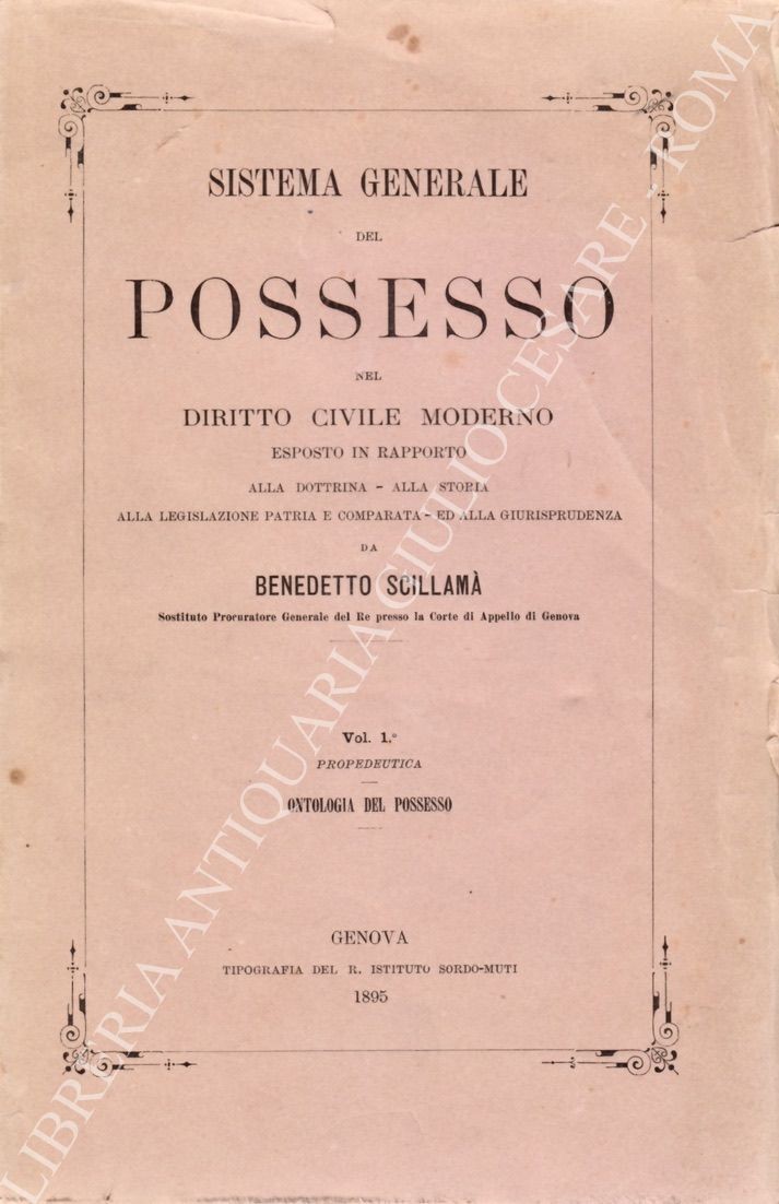 Sistema generale del possesso