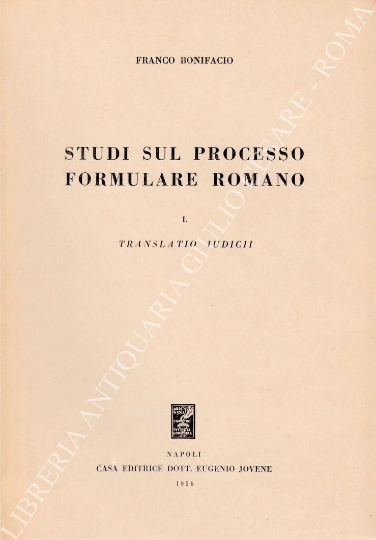 Studi sul processo formulare romano