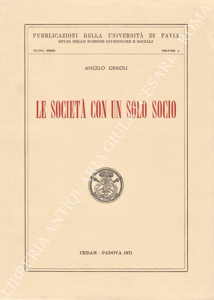 Le società con un solo socio