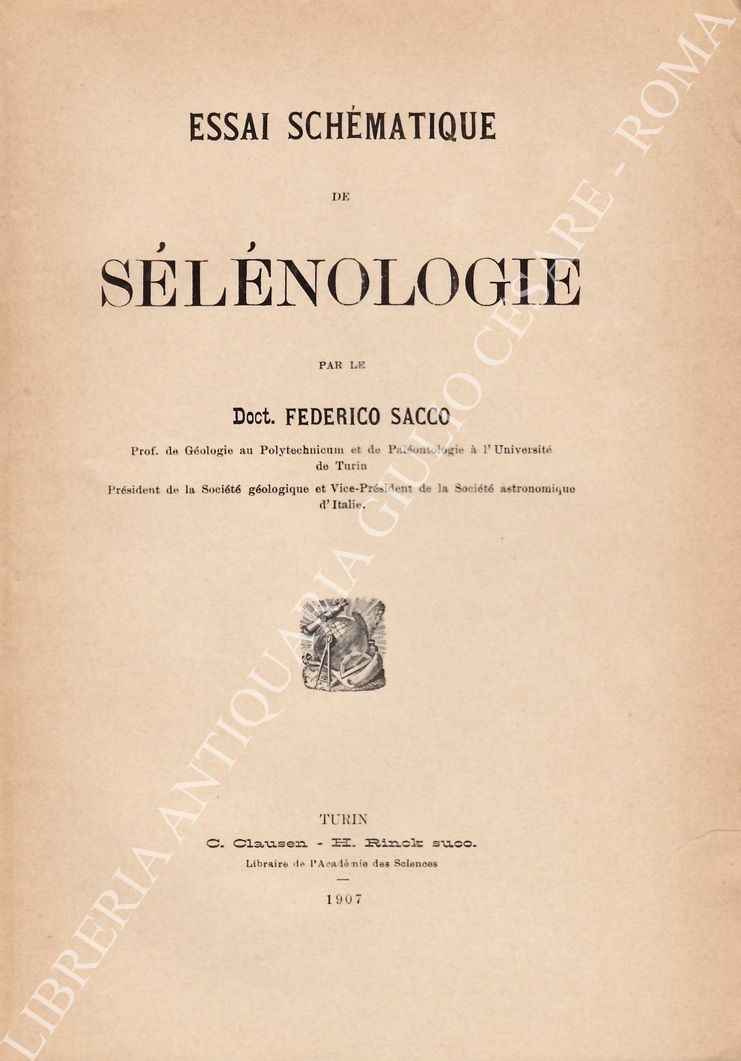 Essai schématique de Sélénologie