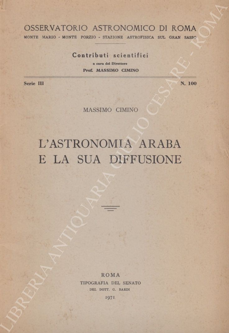L'astronomia araba e la sua diffusione