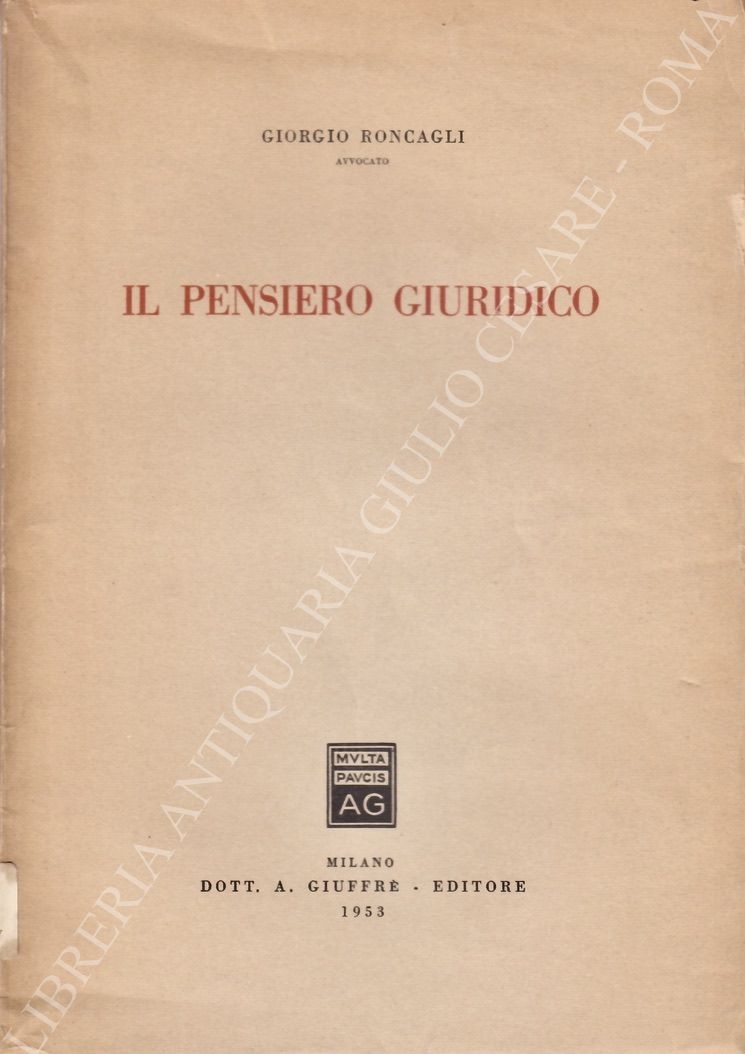 Il pensiero giuridico