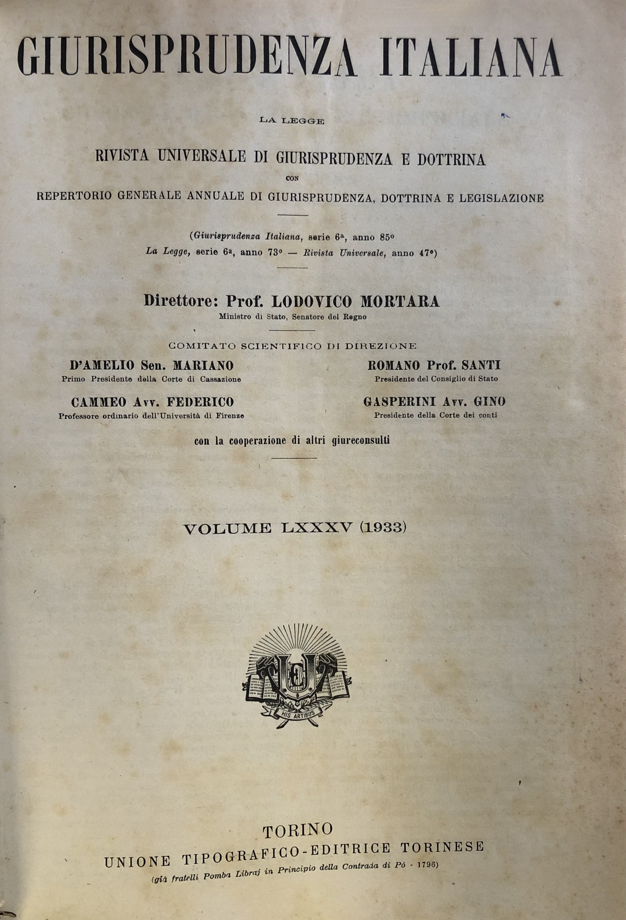 Giurisprudenza Italiana