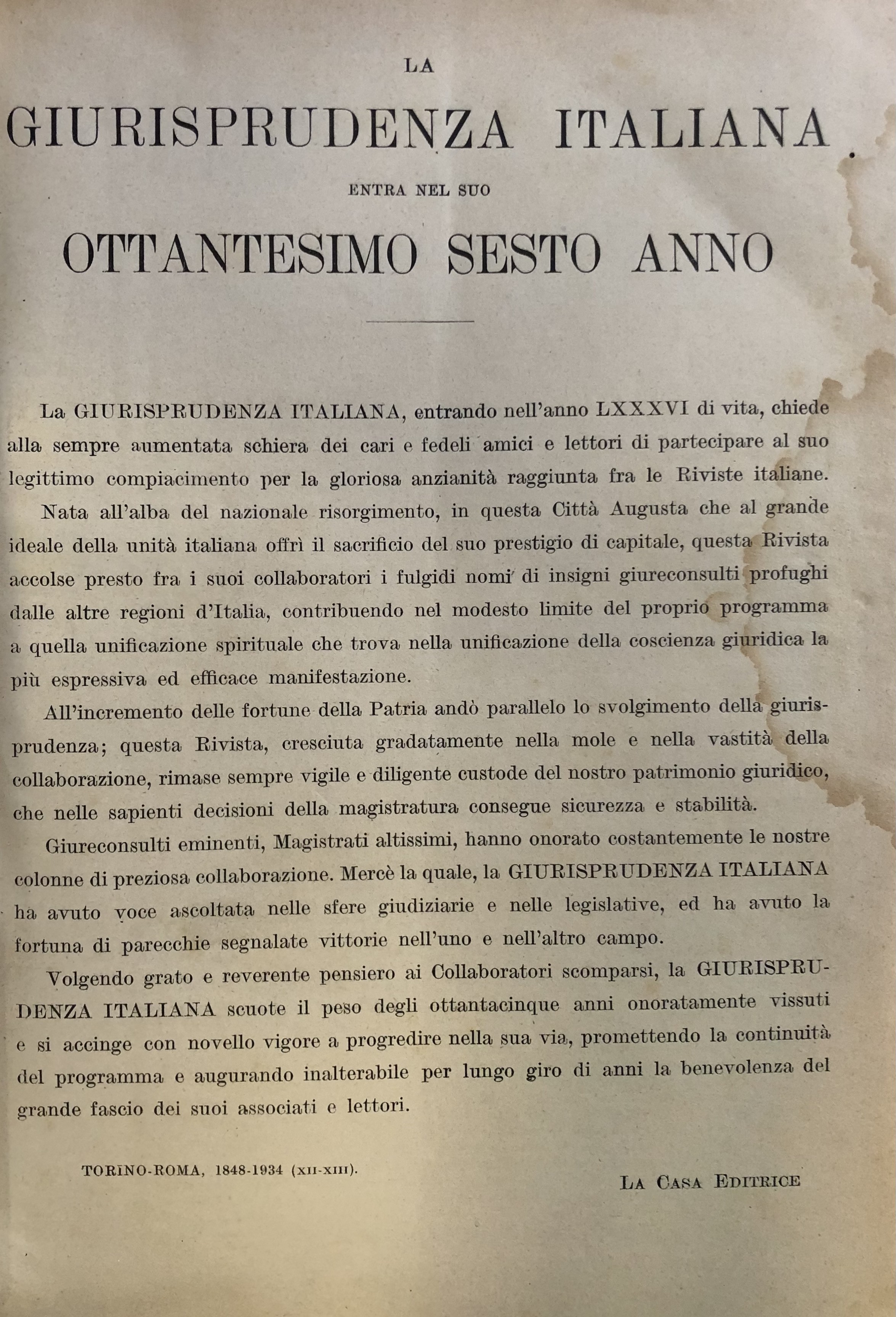 Giurisprudenza Italiana