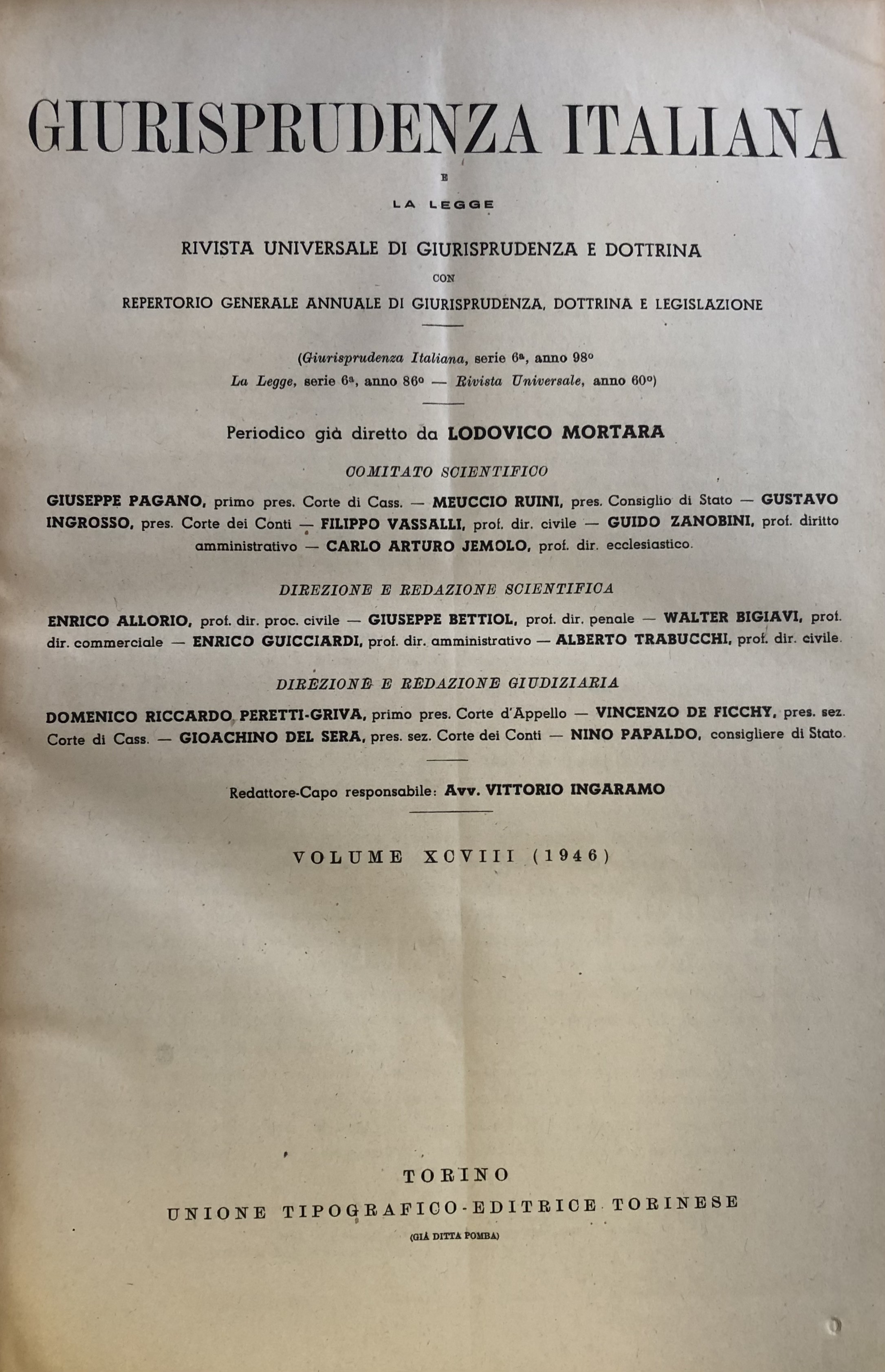 Giurisprudenza Italiana