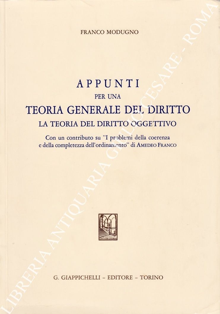Appunti per una teoria generale del diritto