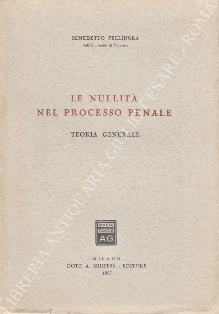 Le nullità nel processo penale