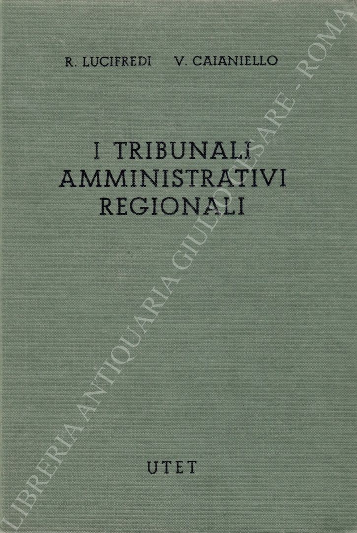 I tribunali amministrativi regionali