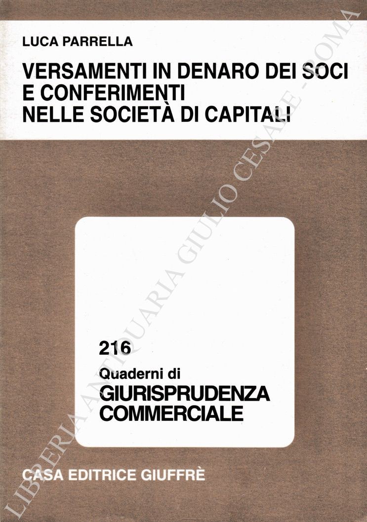 versamenti in denaro dei soci