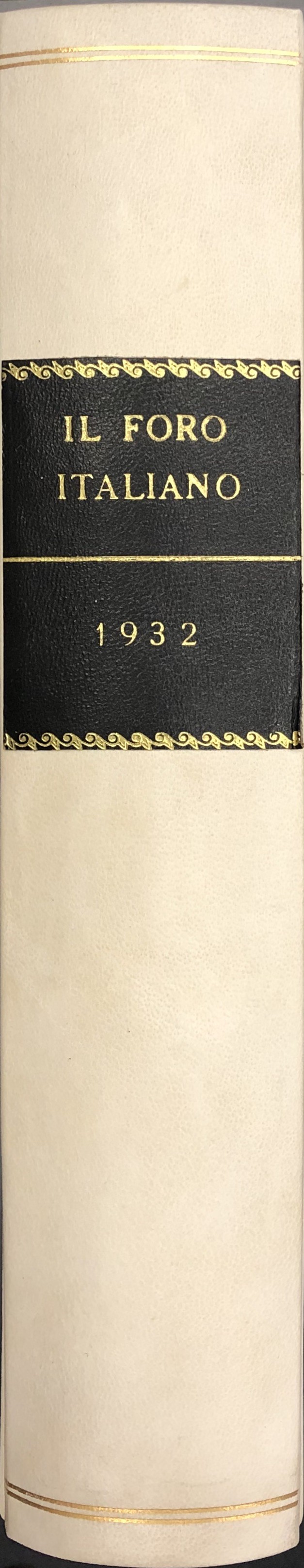 Il Foro Italiano. Annata 1932