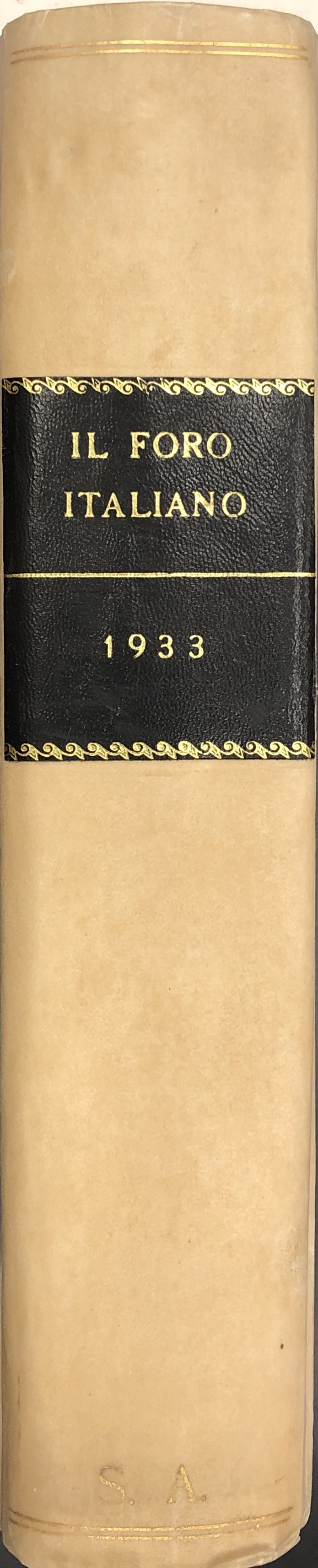 Il Foro Italiano. Annata 1933